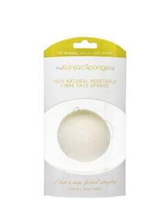 Premium Facial Puff Konjac Sponge White 100% Pure