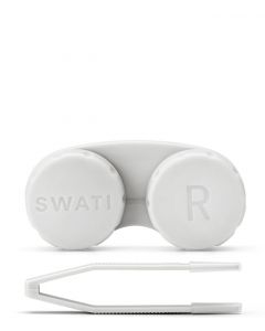 SWATI Cosmetics Lens Case & Tweezers, 2 stk.